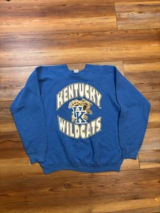 Maglione girocollo vintage anni 90 University of Kentucky Wildcats taglia XL - Foto 1 di 5