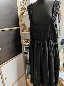 Kleid Damen gr. 4 XL Shein schwarz Träger mit Rüschen - Bild 1 von 1