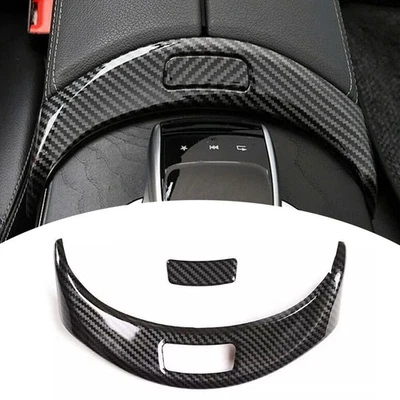 Marco de botón de caja de reposabrazos de coche para Mercedes Benz Clase C W205 GLC X253 2015-2020 Foto 1 de 4