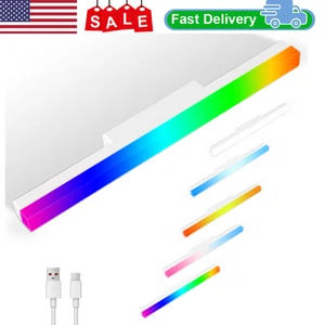 LED Under Closet Light USB Magnetic Shelf Strip Bar Cabinet Wall Lamp Kit SALE - Picture 1 of 12