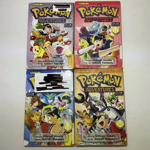 Pokemon Adventures Gold and Silver Vol 10 11 13 14 Manga English - Picture 1 of 4