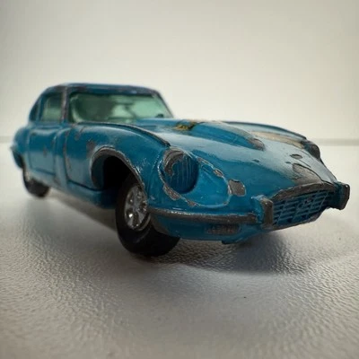 Majorette 1/60 - Jaguar Type E V12 blue No 207 made in France - Image 1 of 4