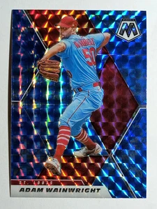 2021 Panini Mosaic Mosaic Blue Camo #148 Adam Wainwright - Picture 1 of 2