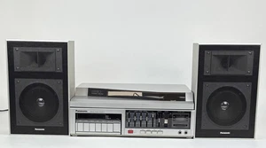 Panasonic SG-V400 Stereo Cassette Turntable AM/FM VTG Music System Speakers Read - Picture 1 of 16