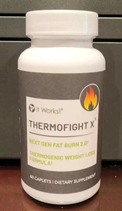 It Works Thermofight X Next Gen Fat Burn 2.0 Weight Loss 60 Caplets, Pack of 1 - Picture 1 of 4