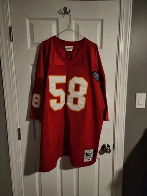 Auténtica camiseta Mitchell & Ness 1994 Derrick Thomas Kansas City Chiefs 60 (4XL) Foto 1 de 4