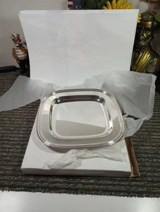 Vassoio da sposa placcato argento 8x8" - Cina  - Foto 1 di 12