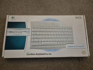 Logitech Cordless Keyboard For Nintendo Wii CH-1122  English(UK) layout  - Picture 1 of 6