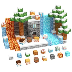 300pcs DIY Magnetic Building Blocks Snow world Stacking Kids Toys For Ages 3+ - Picture 1 of 16