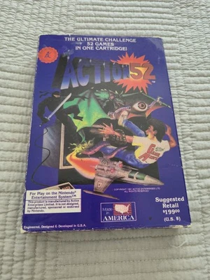 Nintendo NES Action 52 NTSC USA Authentic  - Image 1 of 4