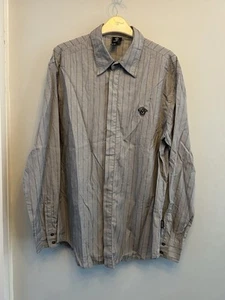 Versace striped shirt/Size XL Men’s - Picture 1 of 6