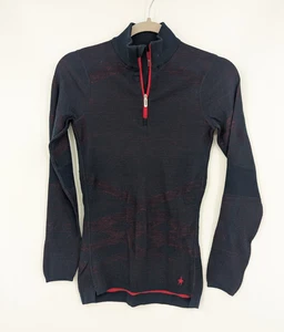 Capa base de lana merino con cremallera SMARTWOOL XS Intraknit 200 1/4 para mujer diseñada - Imagen 1 de 9