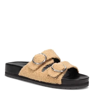 Marc Fisher Women's Keena 2 Platform, Camel, 8.5 KEENA2-MNATX Tan Fabric BLEND - Picture 1 of 8