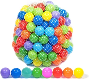 Set 50 Bälle Kugeln Pool Kunststoff Farben für Kinder Babys Baumschulen Set - Bild 1 von 6