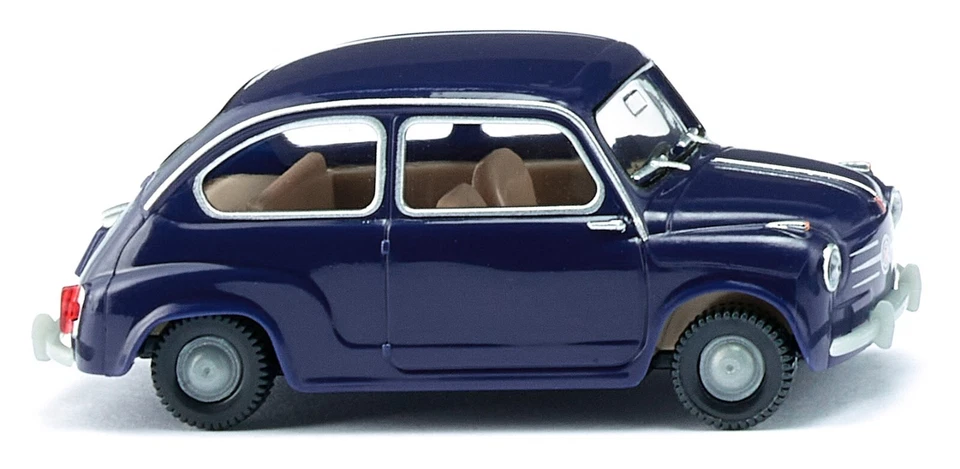WIKING 0099 07 Fiat 600 - blu scuro HO  1:87 - Immagine 1 di 1