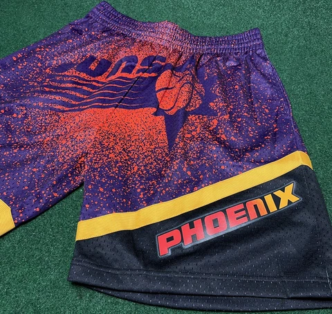 Mitchell & Ness Purple Blck NBA 1996 Phoenix Suns Swingman Shorts New multi size Cover