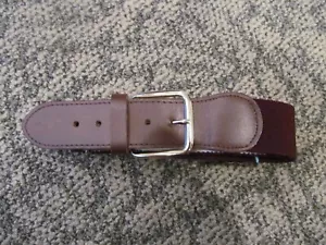 Alleson Baseball Gürtel burgund weinrot elastisch Stretch verstellbar - Bild 1 von 6