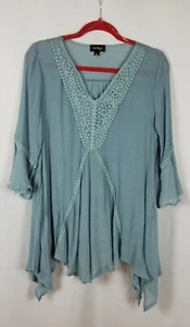 Top estilo Cal vintage con detalles de ganchillo (mediano para mujer)  - Imagen 1 de 3