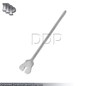 Neue gerillte Director Sondenspitze und Zunge 5" Dental chirurgische Instrumente - Bild 1 von 3