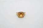 Estate Sale Yellow Gold Citrine Ring 1.80 TCW Vintage Fine Jewelry