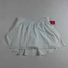 Spanx Get Moving Skort Women's White Tennis Skort Skirt Size XL 14 inch