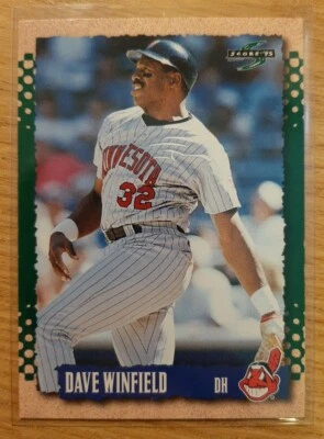 1995 SCORE DAVE WINFIELD #80 CLEVELAND INDIANS - Image 1 of 2