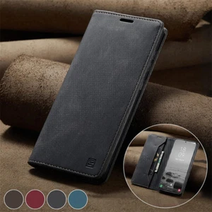 Case for Samsung S23 S21 S20 FE A34 A14 Magnetic Leather Wallet Card Phone Cover - Picture 1 of 80