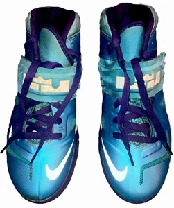 Zapatos Nike LeBron Zoom Soldier 7 azules talla 6,5 - usados niños - Imagen 1 de 6