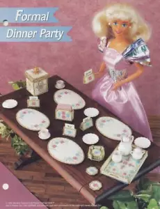 NEU ANNIES MODEPUPPE KUNSTSTOFF LEINWAND FORMELL ABENDESSEN PARTY OOP 1997 - Bild 1 von 1