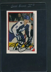 1988/89 O-Pee-Chee Stickers #175 Russ Courtnall Maple Leafs Signed Auto *C2437 - Picture 1 of 1