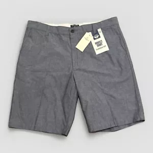Dockers Shorts Mens 36 Blue Chino Perfect Shorts Classic Fit 10" - Picture 1 of 10