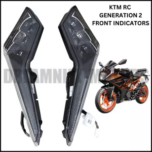 Front Indicator Assembly LH and RH Fit For KTM RC 200 & 390 Gen 2 2023 To 2024 - Picture 1 of 5