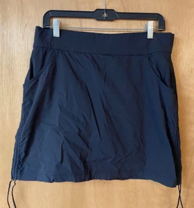 Columbia Anytime Casual Skort Women's Black Stretch Hiking Skirt - Size L - Picture 1 of 3