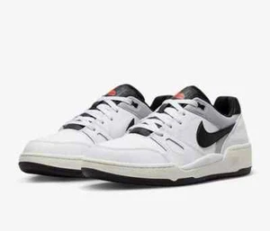 Men Nike Full Force Low Lifestyle Shoe White/Black/Pewter Sail FB1362-101 SZ 9.5 - Picture 1 of 10