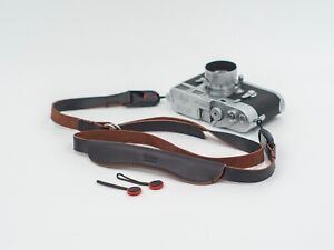 Mr. Zhou Camera Leather Neck Strap f Leica Canon comp w Peak Design Anchor Links
