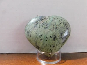 HERMOSO CORAZÓN DE PIEDRA PULIDA DRAGI JADE 3 OZ--AFGANISTÁN - Imagen 1 de 5