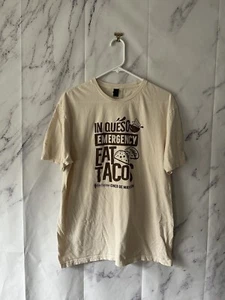 CAMISETA IN QUESO EMERGENCIA COMER TACOS CINCO DE MAYO HOMBRE GRANDE - Imagen 1 de 8