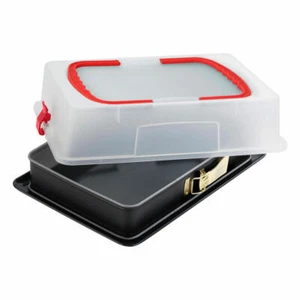 Dr. Oetker Rechteck-Springform BackIdee mit Haube Emaille Backform Kuchenform - Bild 1 von 1