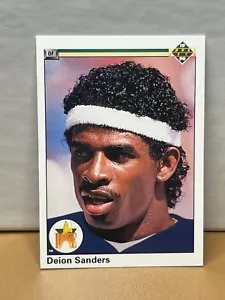 1990 Upper Deck #13 Deion Sanders New York Yankees NYY DALLAS COWBOYS 49ERS SF - Picture 1 of 8