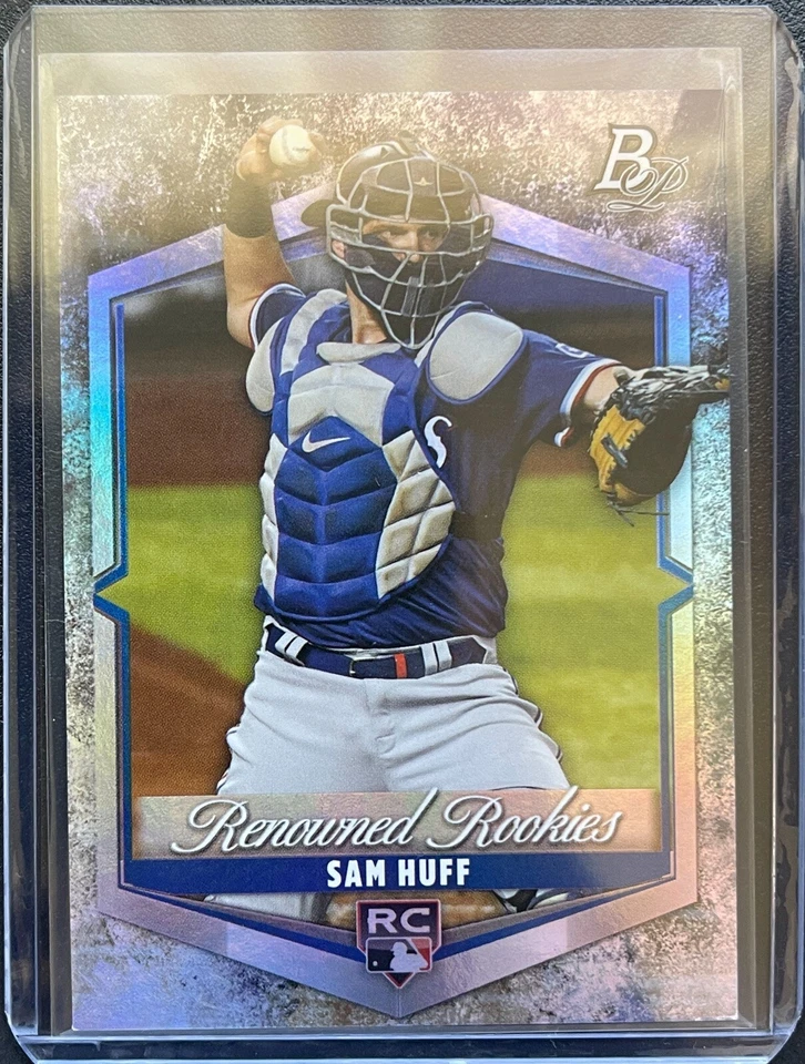 2021 Bowman Platinum Renowned Rookies Sam Huff - Image 1 of 2