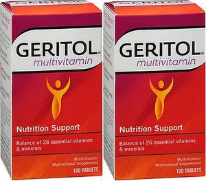 Geritol Vitamins Multivitamin & Mineral  100 ct Tablets ( 2 pack )__ NEW LOOK! - Picture 1 of 5