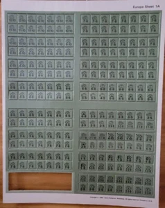 GDW Europa #1A Wargame Counters Only Unpunched Few Missing (P) - Picture 1 of 1