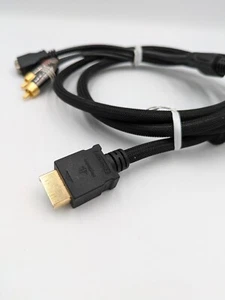 PS2 Fujiwork D Digital Video Cable DVI For PS2/PS3 SONY Playstation Region Free - Picture 1 of 3