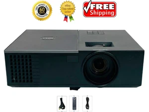 Dell 1550 DLP Projector 3800 ANSI PC 3D Ready Crestron 1080p HDMI w/Bundle - Picture 1 of 10