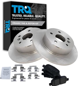 Rear Brake Pad & Rotor Kit Brake Pads Brake Rotor Ceramic 2000-2004 Toyota Avalo - Picture 1 of 5