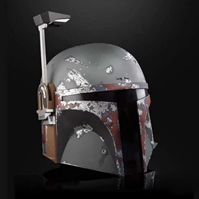 Star Wars Boba Fett Helmet Wearable Mask Latex Halloween Party Cosplay Prop Gift - Image 1 of 4