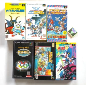 Lotto 6 SFC Gundam W Super Robot Wars Taisen 4° EX SD Knight Gundam Giappone gioco - Foto 1 di 24