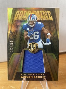 2023 Gold Standard Saquon Barkley Gold Mine /299 New York Giants #15