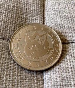 Pokémon 2000 Wizards Nintendo Pikachu Number 25 Metal Coin FREE SHIPPING - Bild 1 von 2