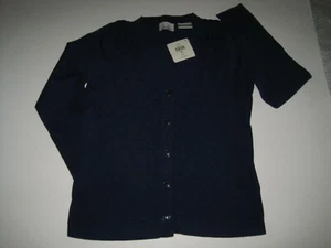 EP PRO GOLF CÁRDIGAN SUÉTER AZUL 4241GD MUJER TALLA M NUEVO CON ETIQUETAS - Imagen 1 de 8